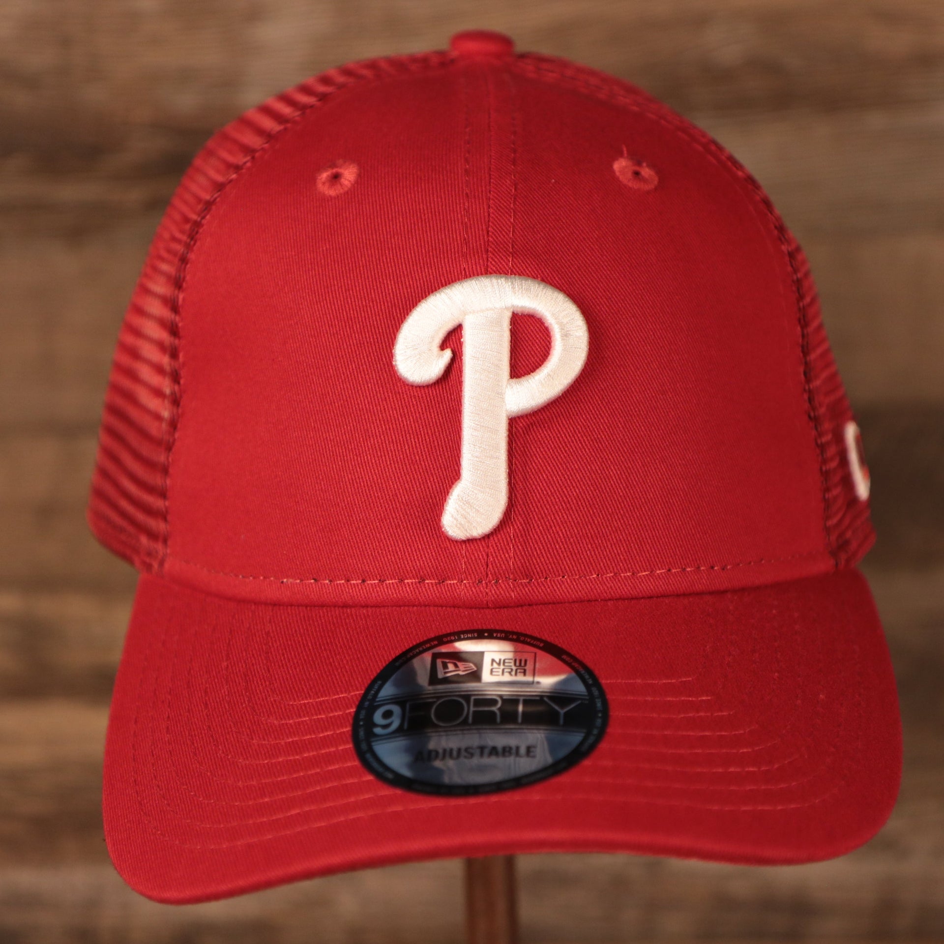 Philadelphia Phillies Mesh Back 940 9Forty Trucker Dad Hat