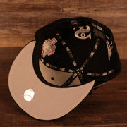 Gray bottom of the Chicago White Sox "Pride Patch" All Over Gray Bottom Side Patch 59Fifty Fitted Cap