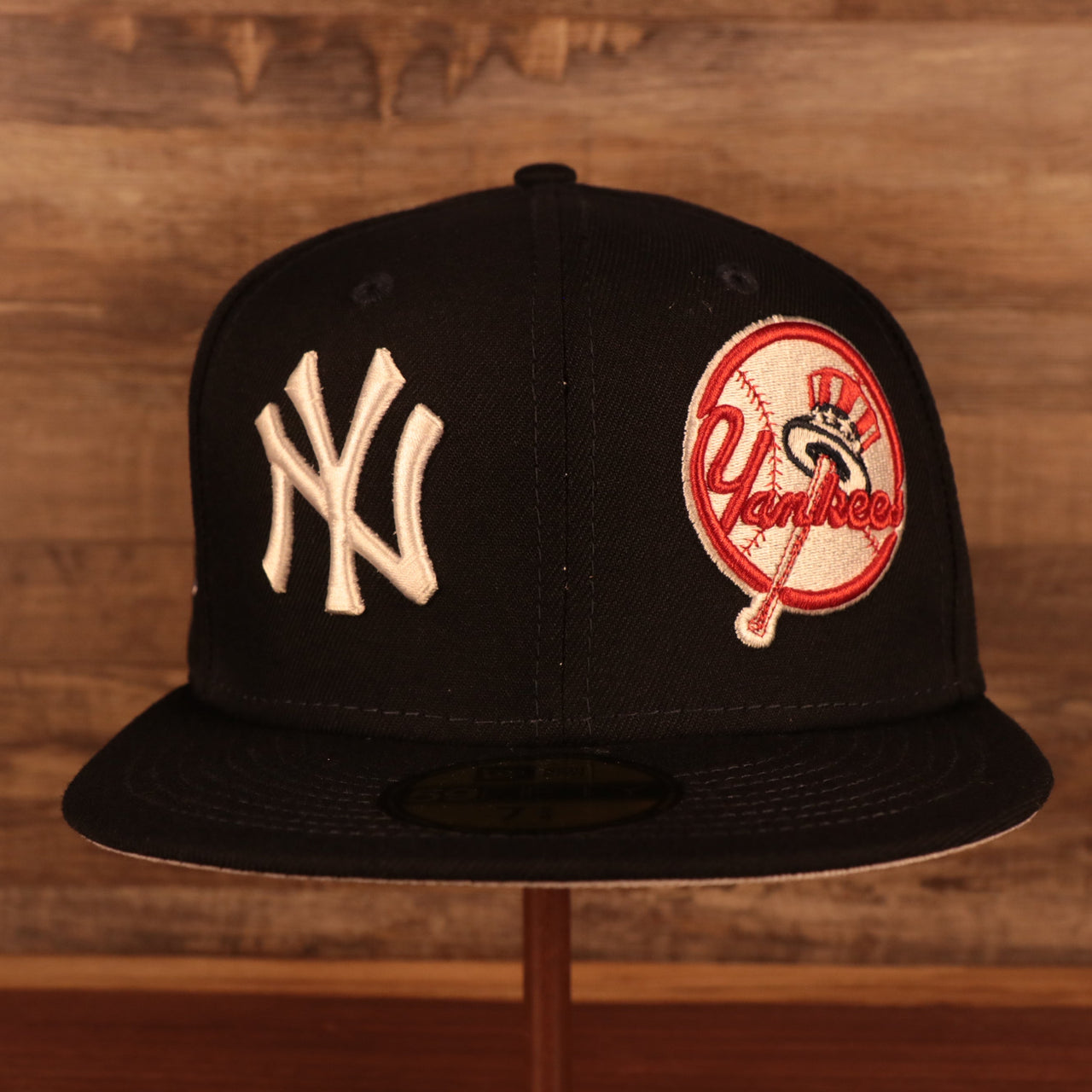 New York Yankees "Patch Pride" All Over Gray Bottom Side Patch 59Fifty Fitted Cap
