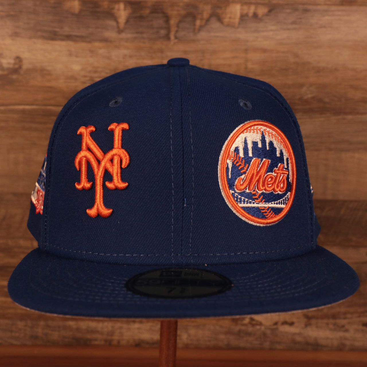 New York Mets "Patch Pride" All Over Gray Bottom Side Patch 59Fifty Fitted Cap