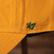 47 brand logo Minnesota North Stars Yellow Adjustable Retro Dad Hat