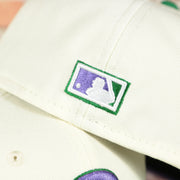 cooperstown batterman logo on the Cooperstown Philadelphia Phillies 2008 World Series Side Patch 59Fifty Fitted Cap | Pizza Pack Off White/Green 59Fifty