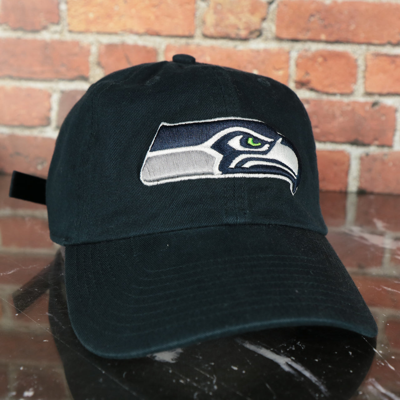 Seattle Seahawks Navy Blue Adjustable Dad Hat | OSFM