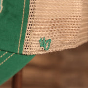 47 brand logo on the California Golden Seals Green and Yellow Retro Adjustable Trucker Dad Hat