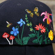 The Bloom Patch on the New York Yankees Gray Bottom Bloom Spring Embroidery 59Fifty Fitted Cap | Navy Blue 59Fifty Cap