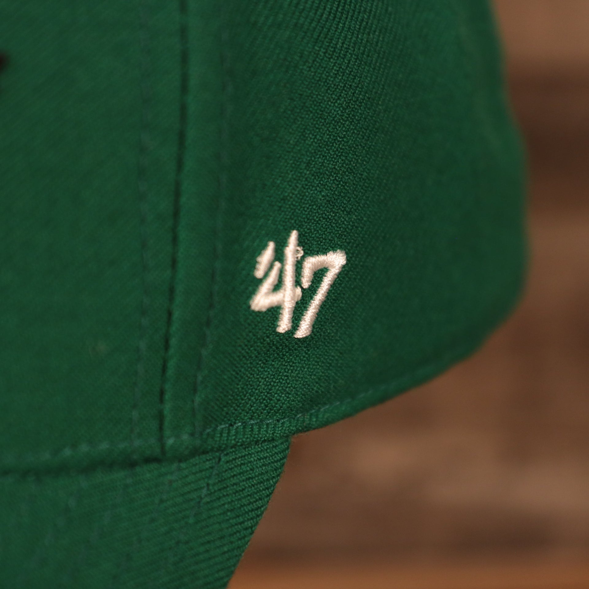 47 brand logo Philadelphia Eagles Throwback Kelly Green Adjustable Dad Hat OSFM