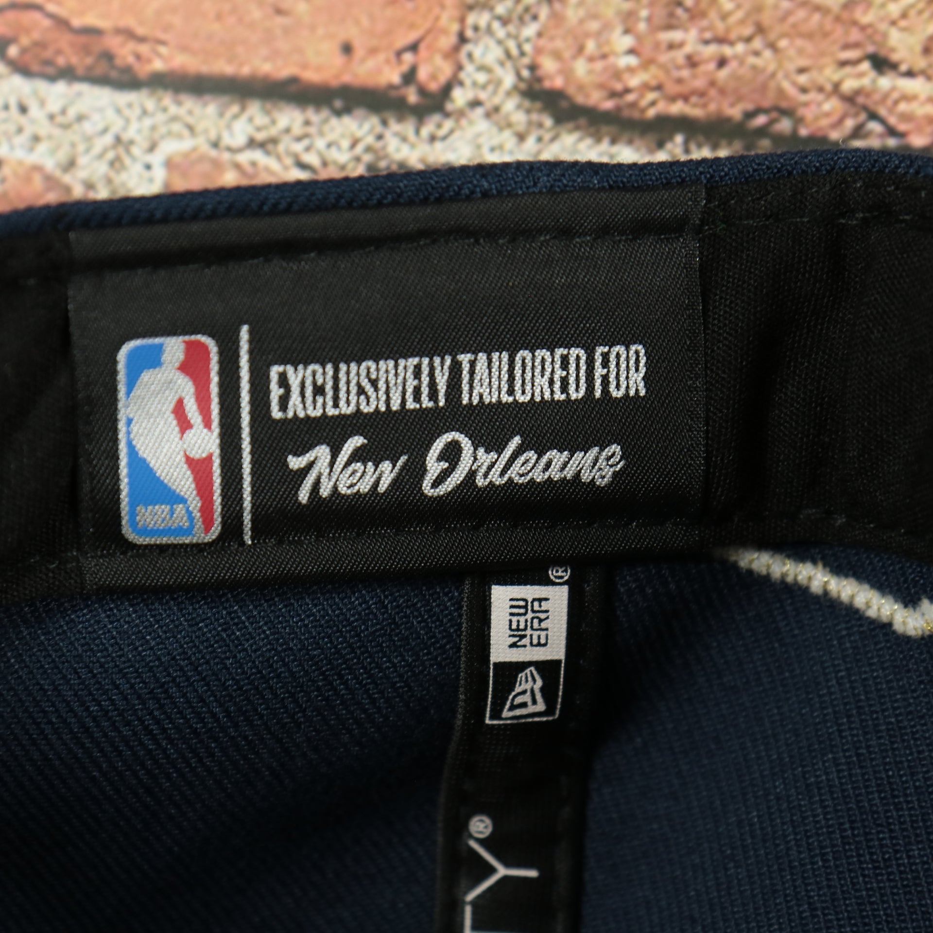 nba label on the Pelicans 2020 NBA Draft Snapback Hat | New Orleans Pelicans NBA 2020 Draft Snap Hat