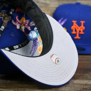 The Gray Bottom on the New York Mets Gray Bottom Bloom Spring Embroidery 59Fifty Fitted Cap | Royal Blue 59Fifty Cap