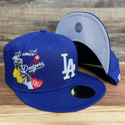 Los Angeles Dodgers "City Cluster" Side Patch Gray Bottom Royal 59Fifty Fitted Cap