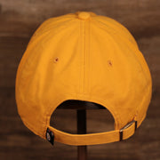 back side of the Pittsburgh Steelers Yellow Adjustable Dad Hat