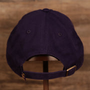 back of the Los Angeles Lakers Purple Adjustable Dad Hat