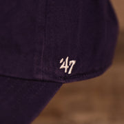 47 brand logo Los Angeles Lakers Purple Adjustable Dad Hat