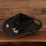 underside of the New York Yankees Navy Blue Adjustable Youth Dad Hat