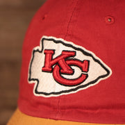 chiefs logo Kansas City Chiefs Yellow & Red Adjustable Dad Hat