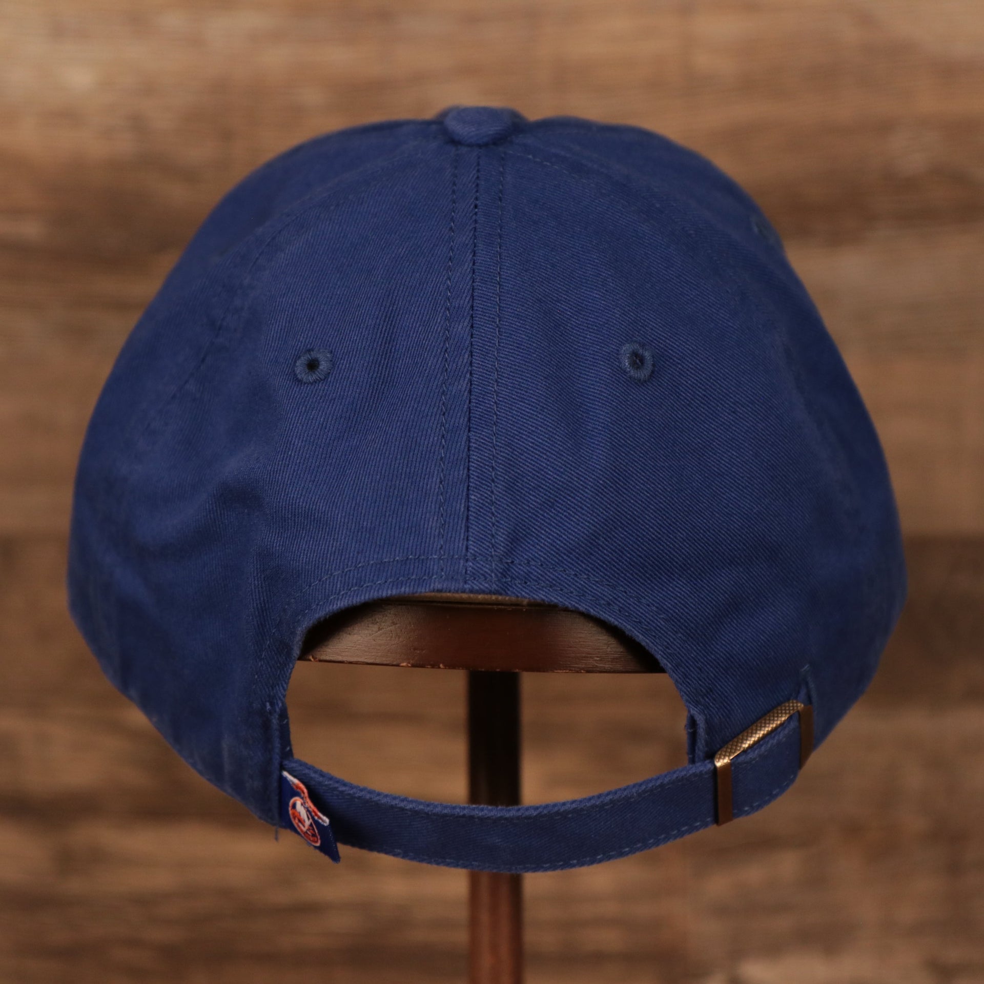 back side of the New York Islanders Royal Blue Adjustable Dad Hat