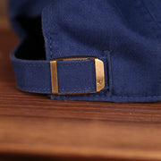 adjustable strap of the New York Islanders Royal Blue Adjustable Dad Hat