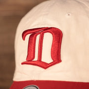 redwings classic logo Detroit Red Wings Cream and Red Retro Adjustable Dad Hat