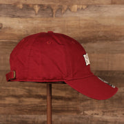 wearers right side of the Alabama Crimson Tide Red Adjustable Dad Hat