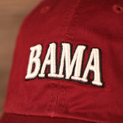 logo shot of the Alabama Crimson Tide Red Adjustable Dad Hat