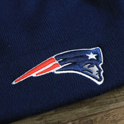 New England Patriots Cuffed Winter Beanie | Navy Blue Winter Beanie