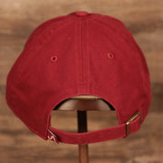 back of the Alabama Crimson Tide Logo Red Adjustable Dad Hat
