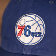 sixers current logo Philadelphia 76ers Blue Adjustable Dad Hat