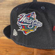1998 world series logo New York Yankees Cooperstown "Championship Rings" All Over Side Patch Gray Bottom 59FIFTY Fitted Cap