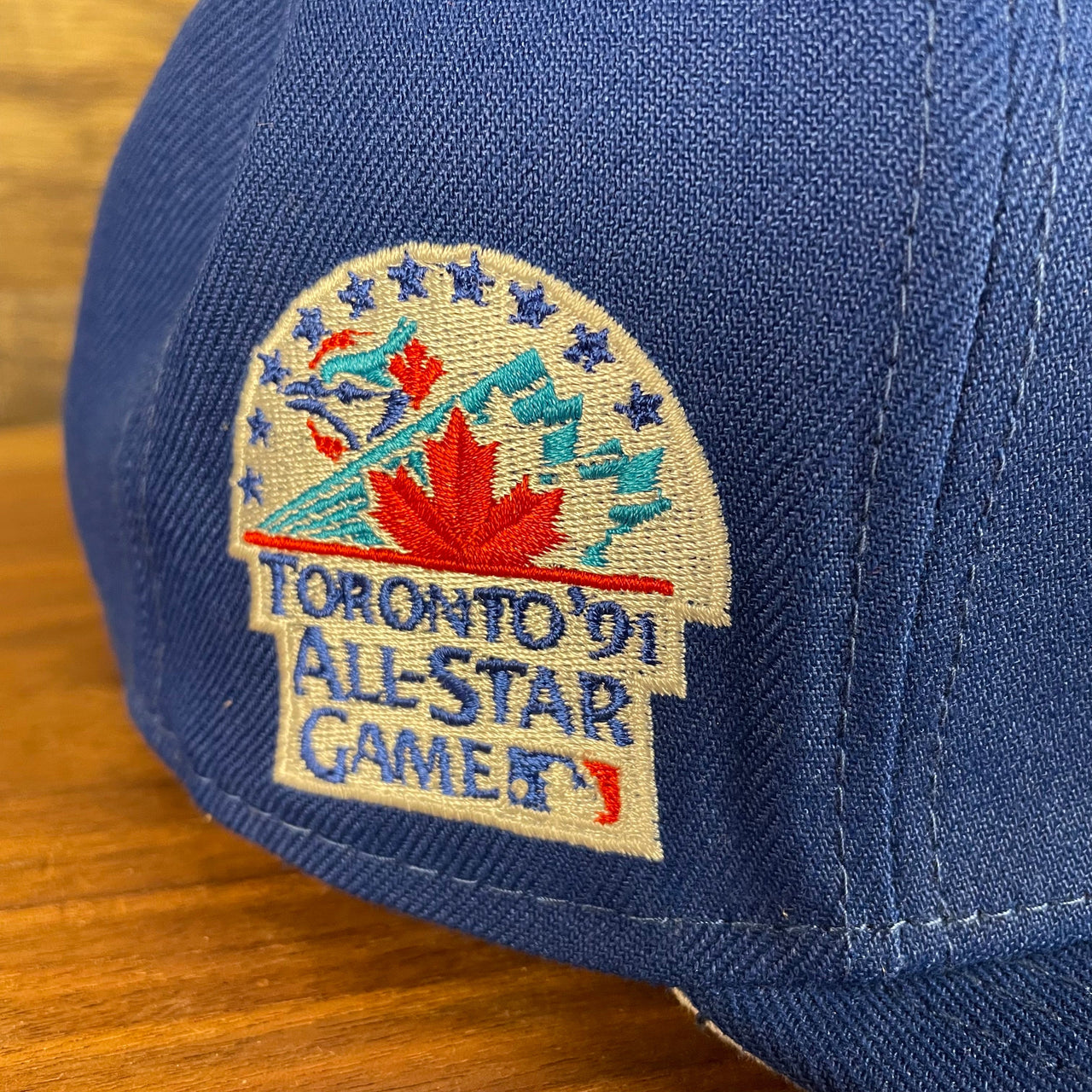 all star game patch Toronto Blue Jays "Patch Up" 1991 All Star Game Side Patch Gray Bottom 59Fifty Royal Fitted Cap