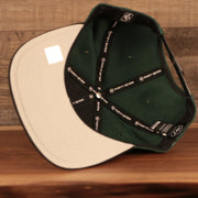 undervisor of the Milwaukee Bucks Dark Green and Black Adjustable Grey Bottom Snapback Hat
