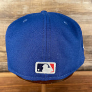 back view of the Toronto Blue Jays "Patch Up" 1991 All Star Game Side Patch Gray Bottom 59Fifty Royal Fitted Cap