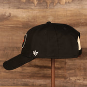wearers left side of the Philadelphia Flyers Black Adjustable Dad Hat