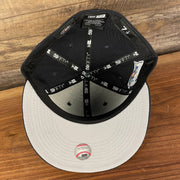 under brim on the New York Yankees "Patch Up" 2000 World Series Side Patch Gray Bottom 59Fifty Navy Fitted Cap