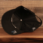 underside of the cap Philadelphia Flyers Black Adjustable Dad Hat