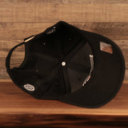 under brim of the cap Philadelphia Flyers Black Adjustable Dad Hat