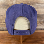 Back of the Phoenix Suns NBA 75th Anniversary Side Patch Gray Bottom Purple 9Fifty Snapback Hat | Back Half