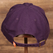 back view of the Clemson Tigers Purple Adjustable Dad Hat