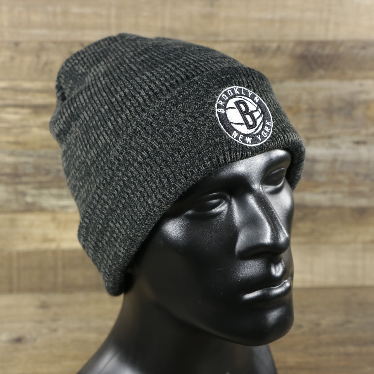 Brooklyn Nets Brain Freeze Thick Knit Cuffed Winter Beanie | Black Winter Beanie