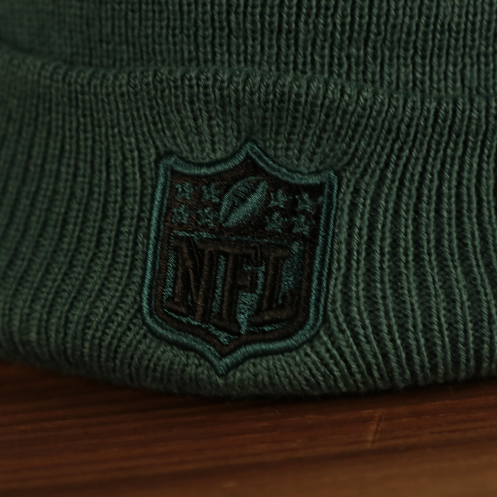 nfl logo on the Philadelphia Eagles "City Transit" 59Fifty Fitted Matching All Over Side Patch Beanie
