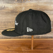 new era logo on wearers left side Just Don X NBA Brooklyn Nets All Star Weekend Black 59Fifty Fitted Cap