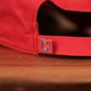 clippers tag on the Los Angeles Clippers Red Adjustable Dad Hat
