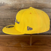 wearers left side Just Don X NBA Los Angles Lakers All Star Weekend Yellow 59Fifty Fitted Cap