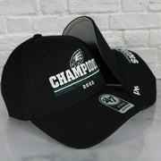 Philadelphia Eagles 2023 NFC Conference Champions Locker Room Black MVP Dad Hat