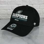 Philadelphia Eagles 2023 NFC Conference Champions Locker Room Black MVP Dad Hat