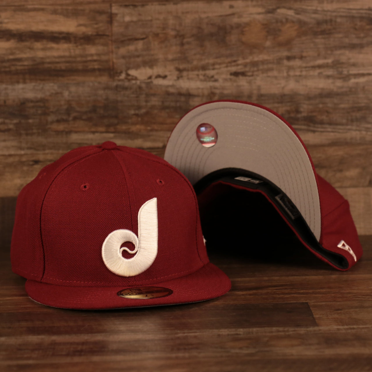 Philadelphia Phillies Cooperstown Upside Down Logo Gray Bottom 59Fifty Fitted Cap