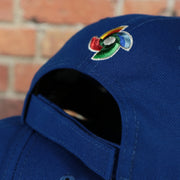 adjustable strap on the Puerto Rico 2023 World Baseball Classic Grey Bottom Blue 9Forty Dad Hat