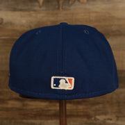 Back of the New York Mets "City Cluster" Side Patch Gray Bottom Royal 59Fifty Fitted Cap