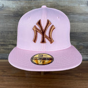 Front of the New York Yankees 1949 World Series Sky Blue Bottom Side Patch 59Fifty Fitted Cap | Valentine’s Day Pack
