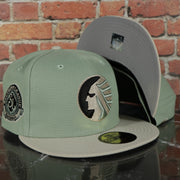 Memphis Chicks Hometown Roots Two Tone Grey Bottom Light Sage/Sand 59Fifty Fitted Cap