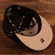 Interior of the Brooklyn Nets "City Cluster" Side Patch Gray Bottom Black 59Fifty Fitted Cap