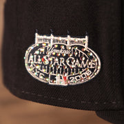 Close up of the 2008 All Star Game crystal side patch logo